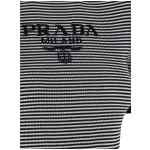 Prada Striped Silk T-shirt