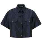Prada Cropped Taffeta Shirt