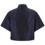 Prada Cropped Taffeta Shirt