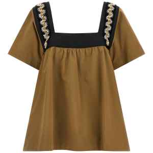 Prada Embroidery Top