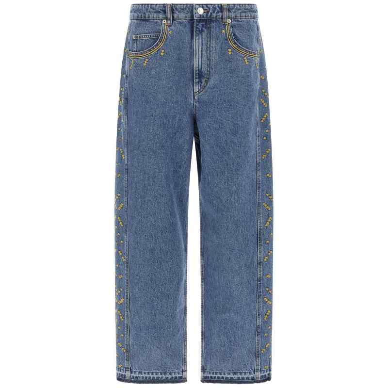 Marant Jorian Jeans With Embroideries