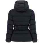 Elisabetta Franchi Belted Down Jacket With Logo Buckle