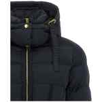 Elisabetta Franchi Belted Down Jacket With Logo Buckle