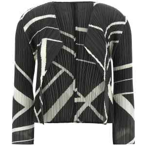 Pleats Please Issey Miyake Fold Line Cardigan