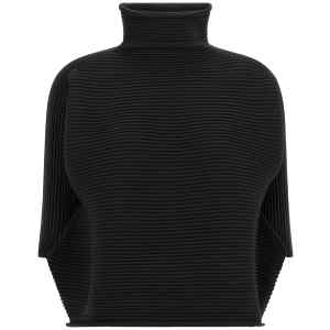 Pleats Please Issey Miyake Zig Zag Knit Blouse