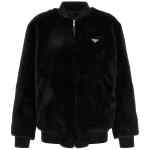 Prada Eco-fur And Re-nylon Reversible Bomber Jacket