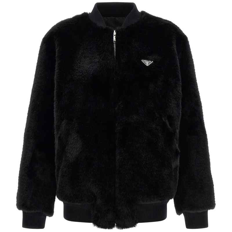 PZV015SOOO12DHF0002_01_M_2025-12-15T14-28-07.873Z Prada Eco-fur And Re-nylon Reversible Bomber Jacket