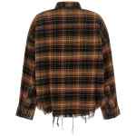 R13 Raw Cut Cropped Shirt