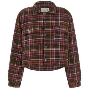R13 Padded Crop Overshirt