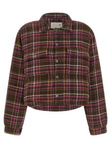 R13 Padded Crop Overshirt