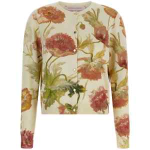 Carolina Herrera Floral Print Cardigan