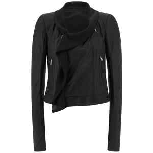 Rick Owens Scarf Biker Jacket