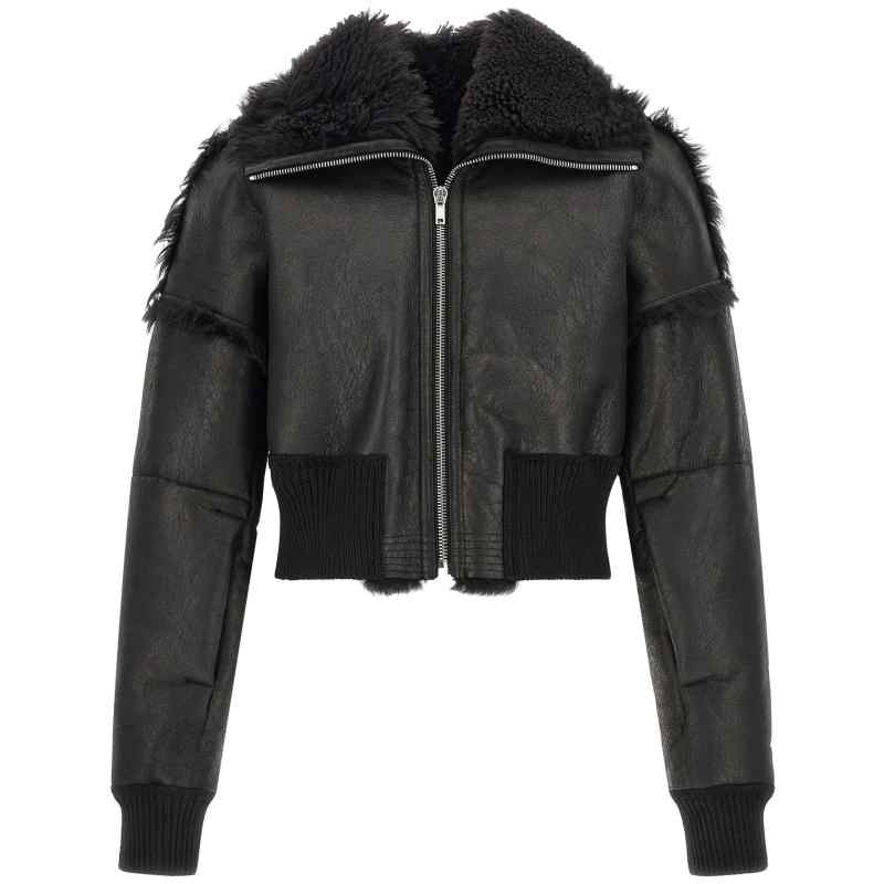 RU02F4780LSHC09_01_M_2026-06-10T07-47-30.901Z Rick Owens Flight Jkt Cropped Bomber Jacket