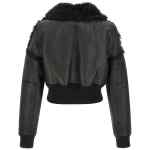 Rick Owens Flight Jkt Cropped Bomber Jacket