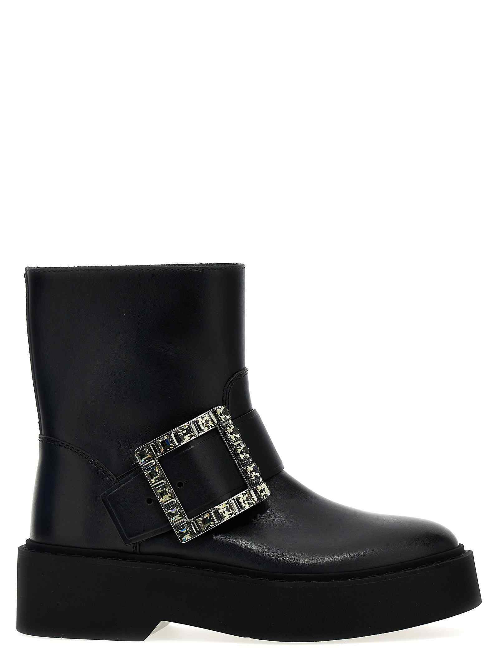 Roger Vivier Viv Rangers Ankle Boots