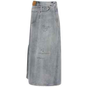 Mm6 Maison Margiela Asymmetrical Construction Skirt