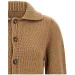 Mm6 Maison Margiela White Stitch Line Cardigan