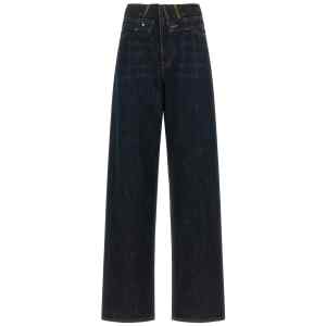 Mm6 Maison Margiela Raw Cut Waist Jeans