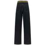 Mm6 Maison Margiela Raw Cut Waist Jeans