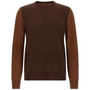 Maison Margiela Two-tone Wool Sweater