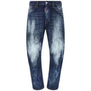 Dsquared2 Bro Jeans With Paint Details