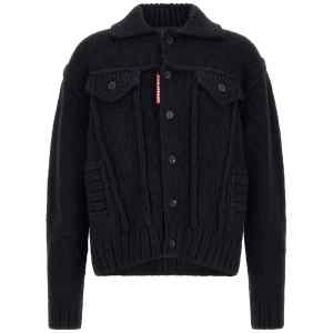 Dsquared2 Logo Patch Cardigan