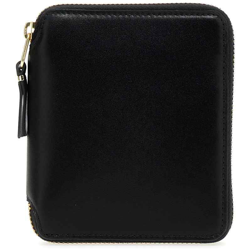 Comme Des Garcons Wallet Check Print Wallet