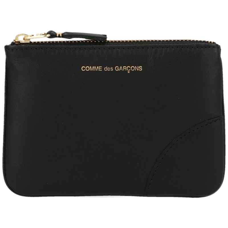 SA8100BLACK_1_M_2023-07-11T07-53-09.589Z Comme Des Garcons Wallet Logo Print Wallet
