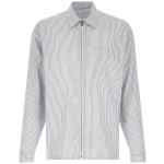 Prada Zip Striped Shirt