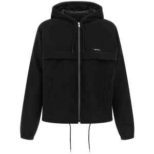 Prada Pile Tec Hooded Jacket