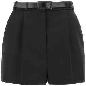 Elisabetta Franchi Belted Wool Shorts