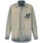 Mm6 Maison Margiela Numeric Signature Mm6 Denim Shirt