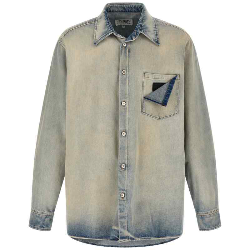 SH2DT0062M30055970_01_M_2026-09-21T08-46-02.29Z Mm6 Maison Margiela Numeric Signature Mm6 Denim Shirt