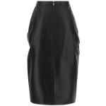 Balmain Leather Skirt