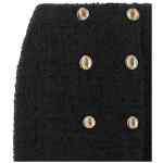 Balmain Embossed Button Detail Miniskirt