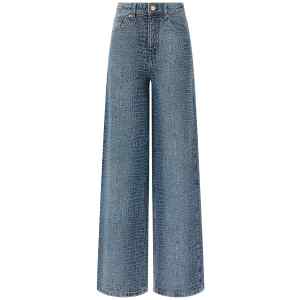 Self-Portrait Rhinestone Jeans
