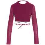The Andamane Cropped Georgette Top