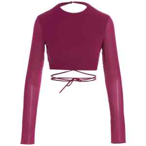 The Andamane Cropped Georgette Top