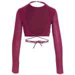 The Andamane Cropped Georgette Top