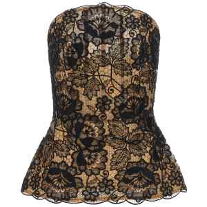 Elie Saab Guipure Lace Corset