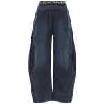 Alexander Wang Denim Pants With Elastic Waistband