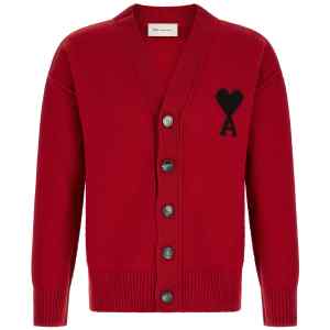Ami Paris Ami De Coeur Cardigan