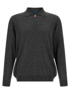 Kiton Wool Polo Shirt 14 Microns