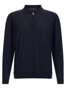 Kiton Wool Polo Shirt 14 Microns