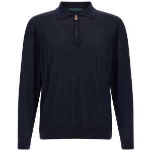 Kiton Wool Polo Shirt 14 Microns