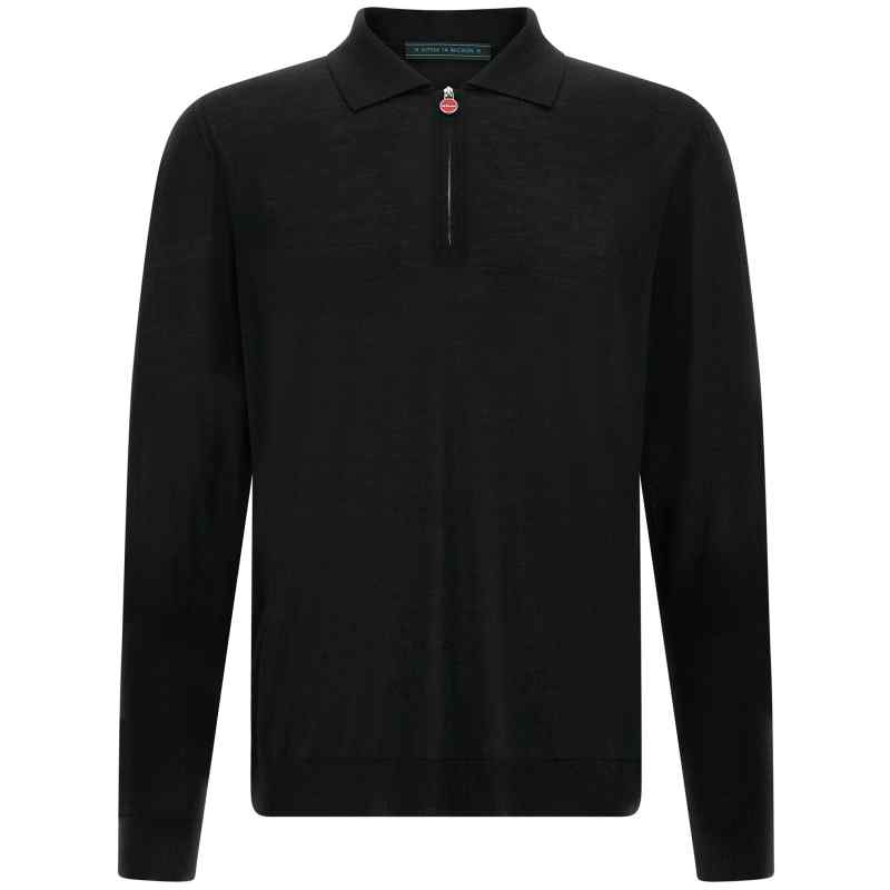 Kiton Wool Polo Shirt 14 Microns
