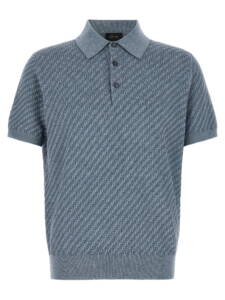 Brioni Trama Weaving Polo