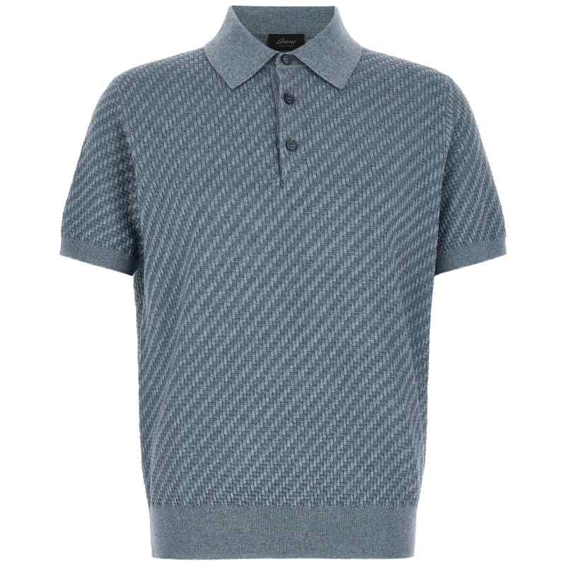 UMR20OPAK224200_01_M_2026-08-03T09-07-15.282Z Brioni Trama Weaving Polo