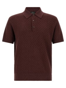 Brioni Trama Weaving Polo