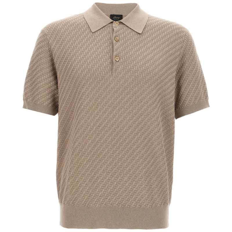 Brioni Knitted Polo Shirt